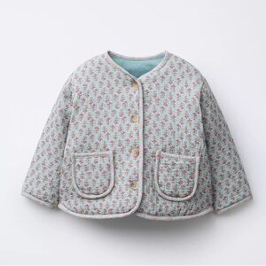 Zara Baby Floral Quilted Jacket